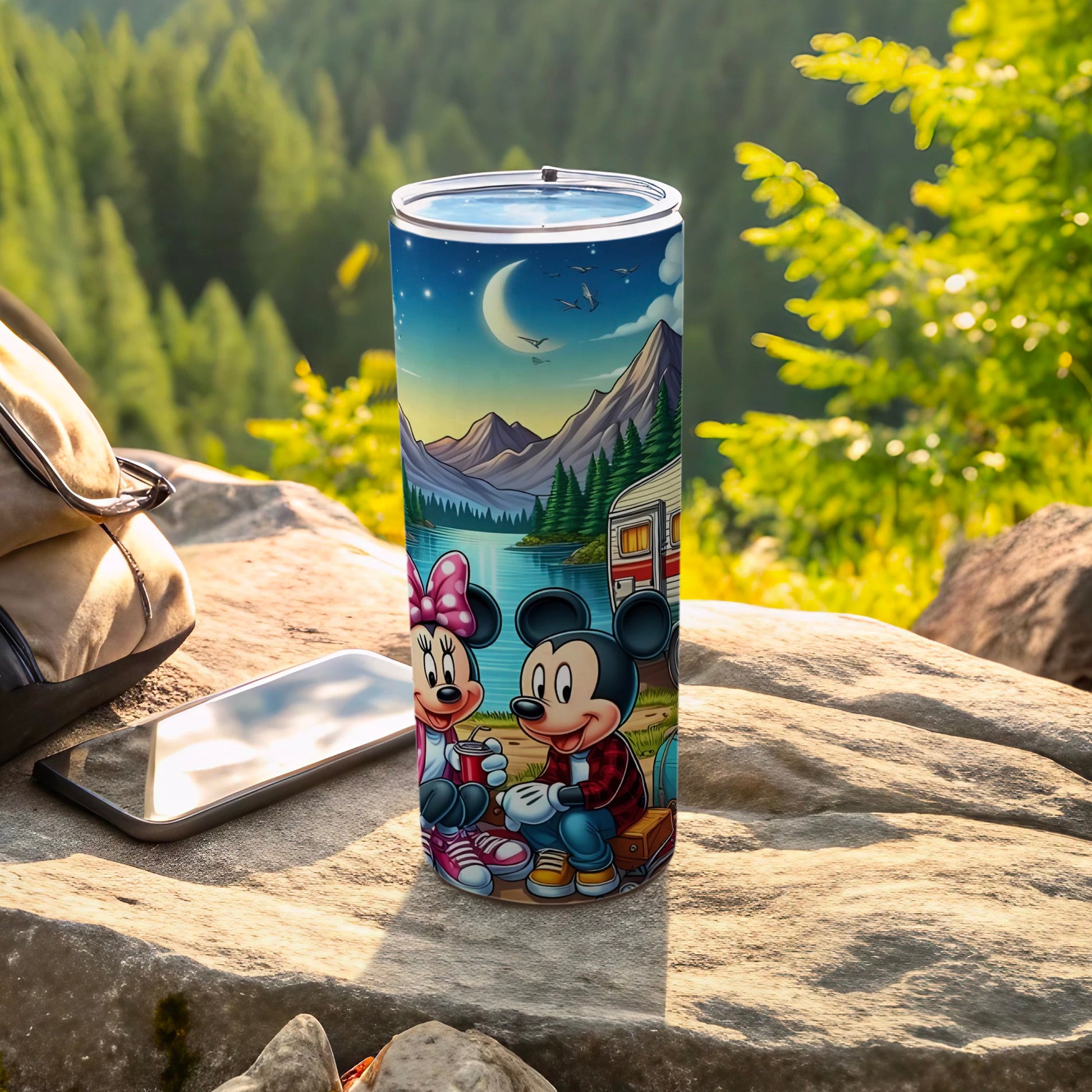 Mickey and Minnie Enjoying Nature Insulated Tumbler