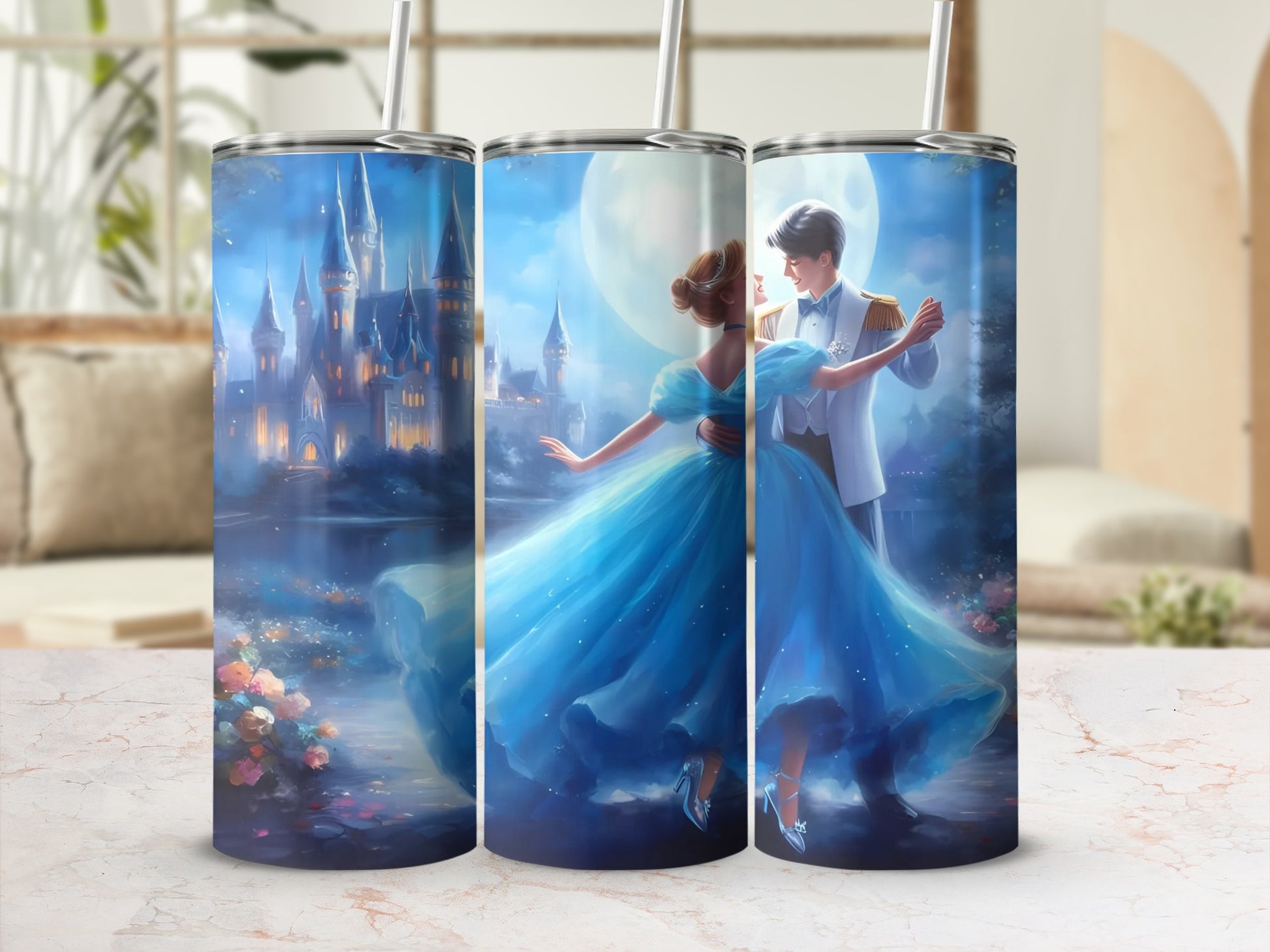 Fairy Tale Dance Scene on Stainless Steel Tumbler
