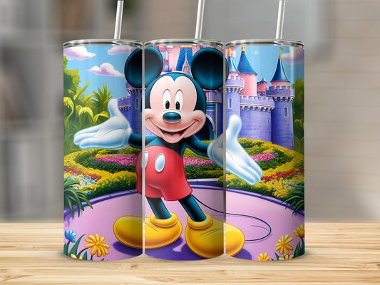 Colorful Cartoon Character Travel Tumbler Cup Flask