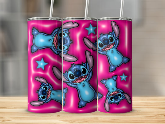 Pink Background Cartoon Character Design Tumbler