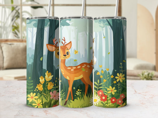 Cute Cartoon Deer Forest Flowers Design Tumbler product type

deer
fawn
cartoon
forest
flowers
nature
woods
whimsical
illustrated
cute animal
drinkware
tumbler cup
animal art
greenery
outdoors
kids design
floral deer
charming deer
woodland scene
hydration bottle