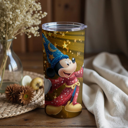 Mickey Mouse Magic Sorcerer Design Tumbler