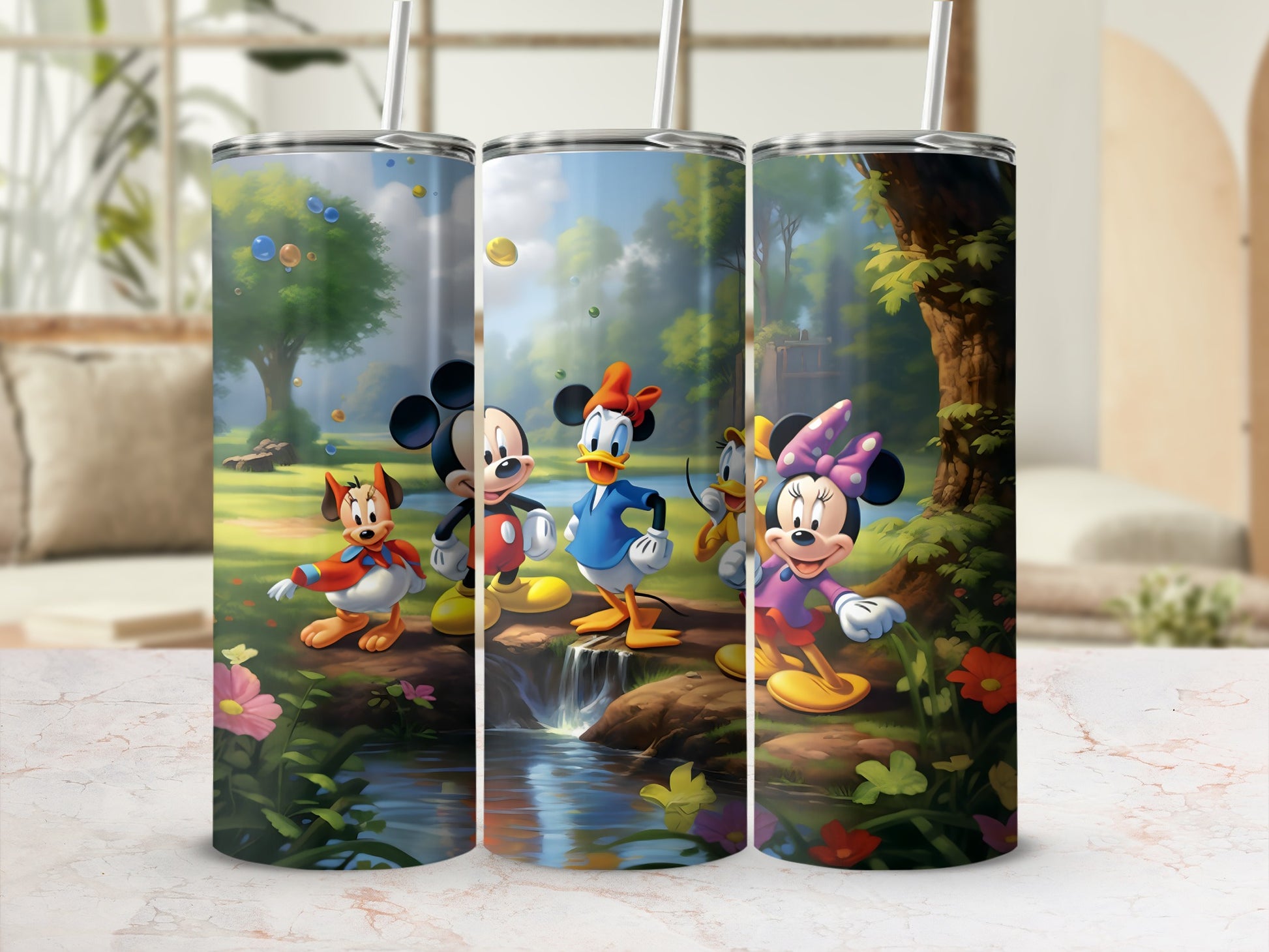 Disney Friends Tumbler Set for Joyful Moments
