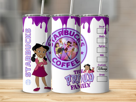 The Proud Family Inspired Custom Starbucks Coffee Tumbler