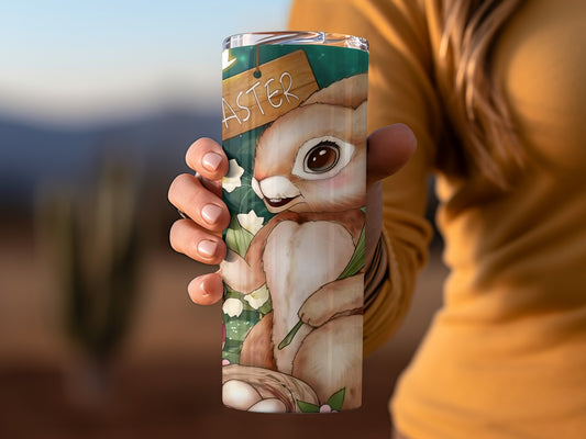 Adorable Bunny Easter Tumbler for Spring Celebrations