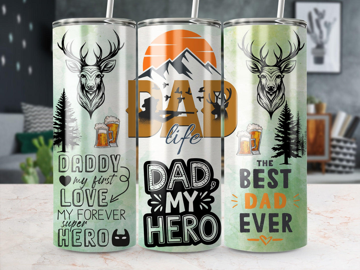 Daddy My First Love Father's Day Tumbler Gift