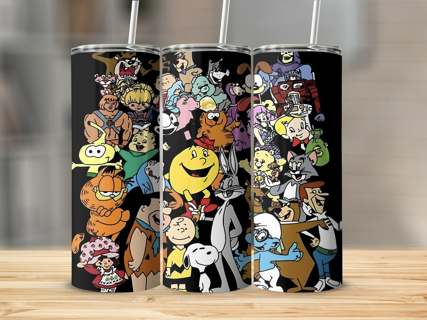 Nostalgic Cartoon Characters Tumblers Collection