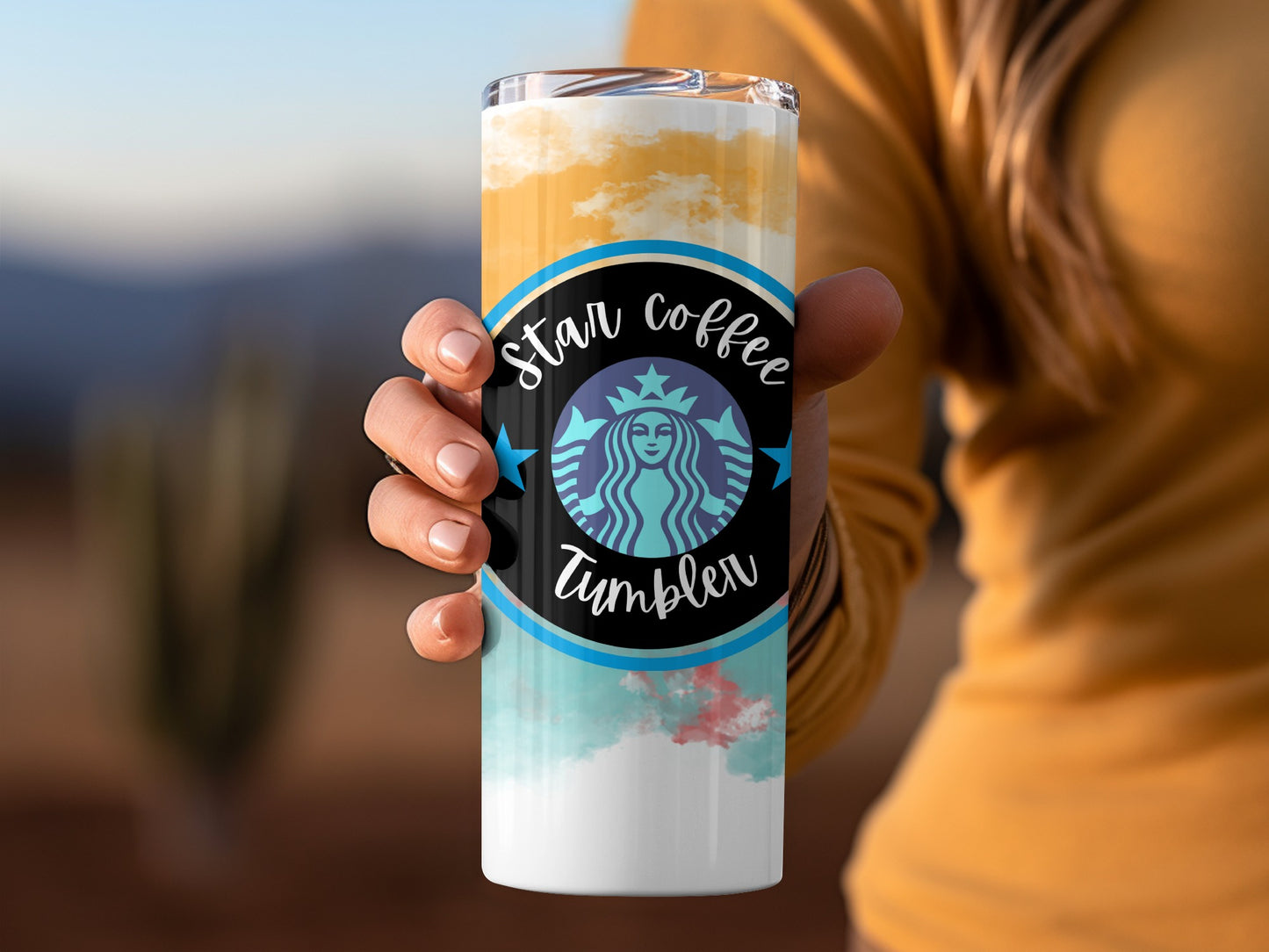 Star Coffee Tumbler for Morning Beverages