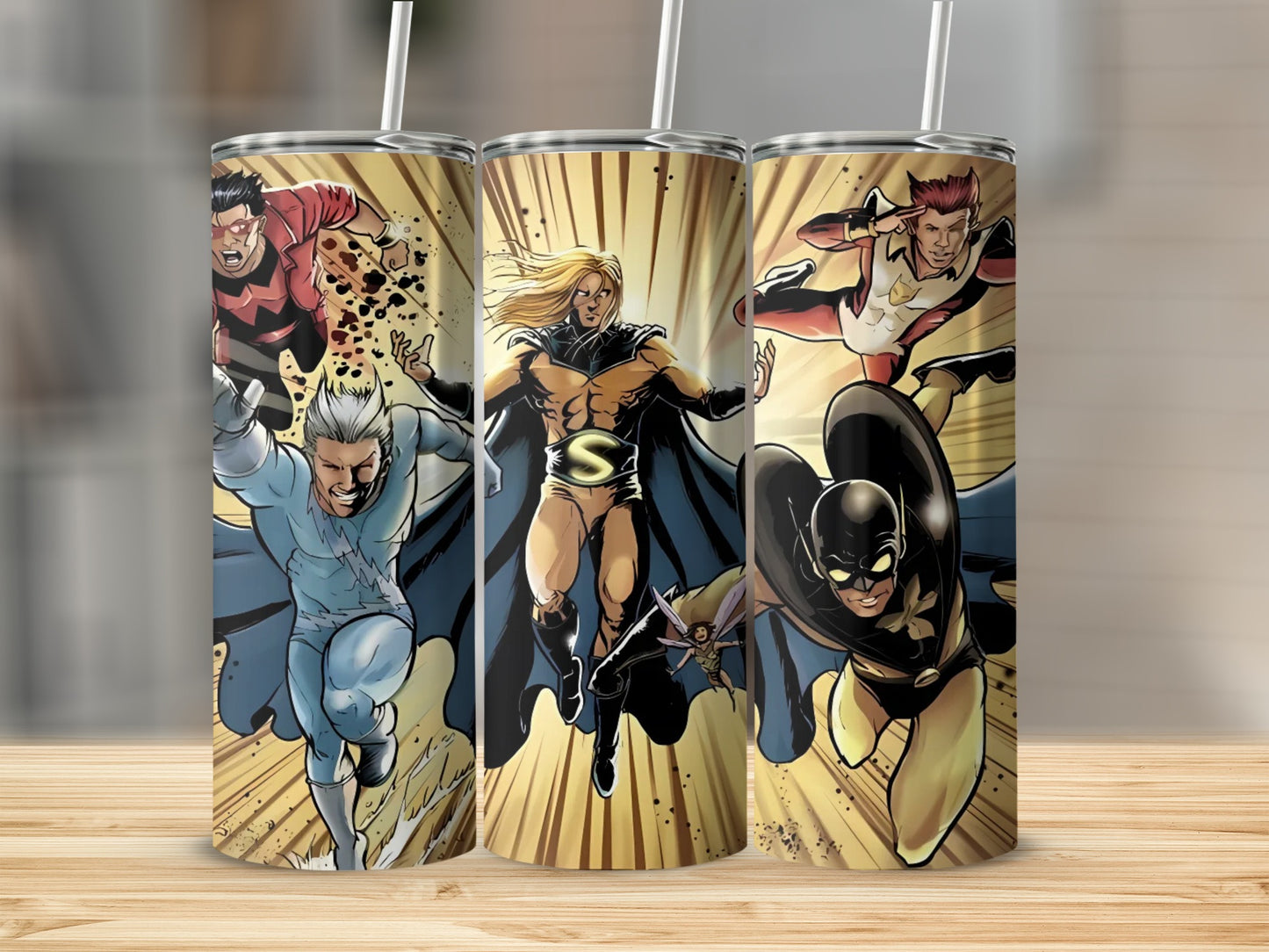 Superhero Team Insulated Tumbler for Enthusiasts