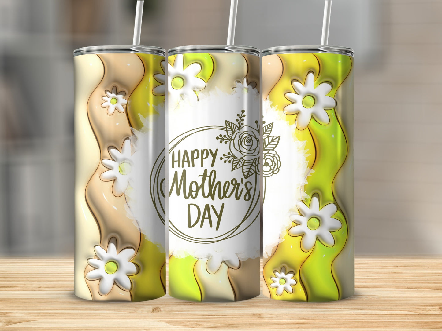 Floral Happy Mother's Day Insulated Tumbler Product