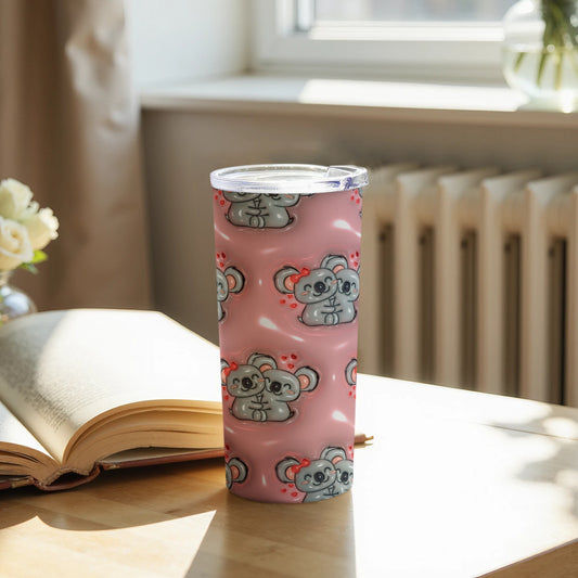 Adorable Koala Design Tall Insulated Tumbler