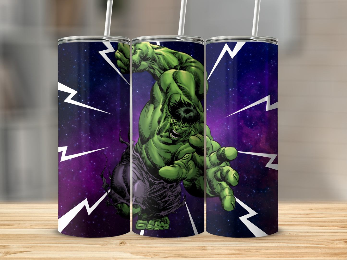 Powerful Green Hero Graphic Travel Tumbler Product