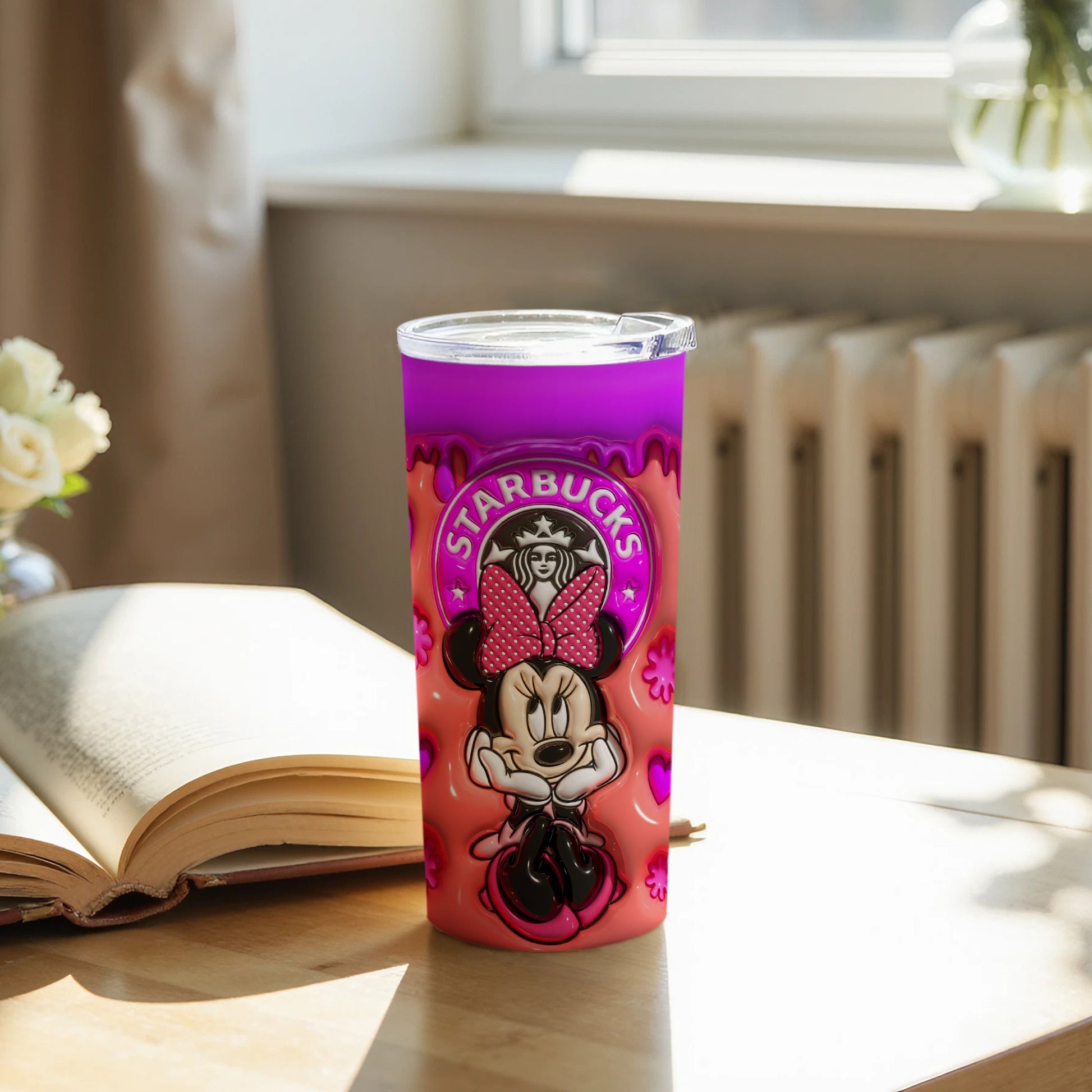 Stylish Starbucks Tumbler with Minnie Mouse Design