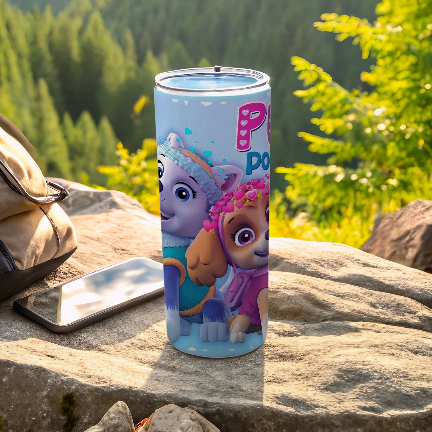 Colorful Paw Patrol Insulated Travel Tumbler for Kids