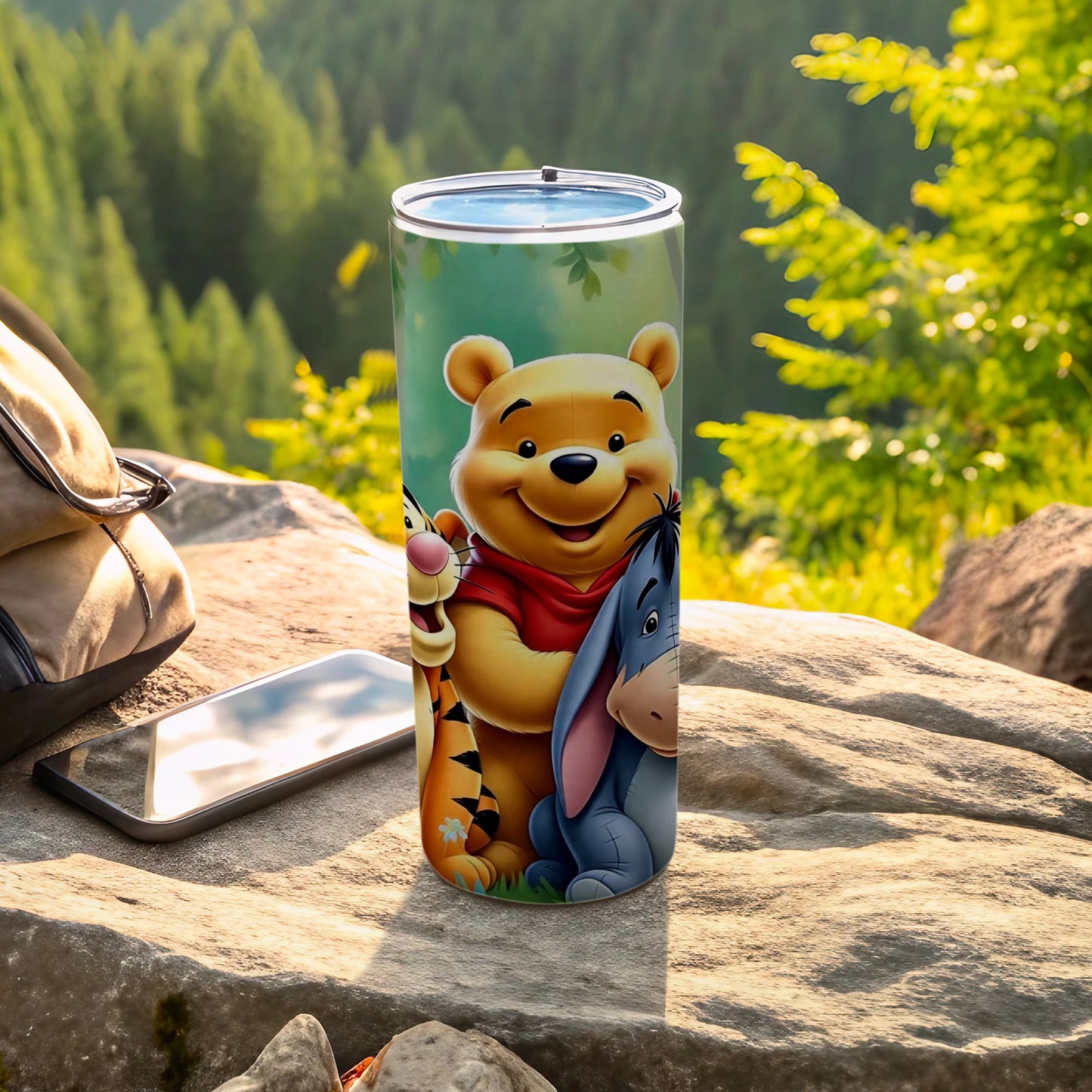 Adorable Winnie the Pooh Tumbler with Cute Characters