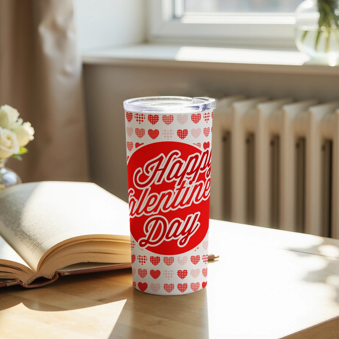 Happy Valentine Day Design Travel Mug Cup Product