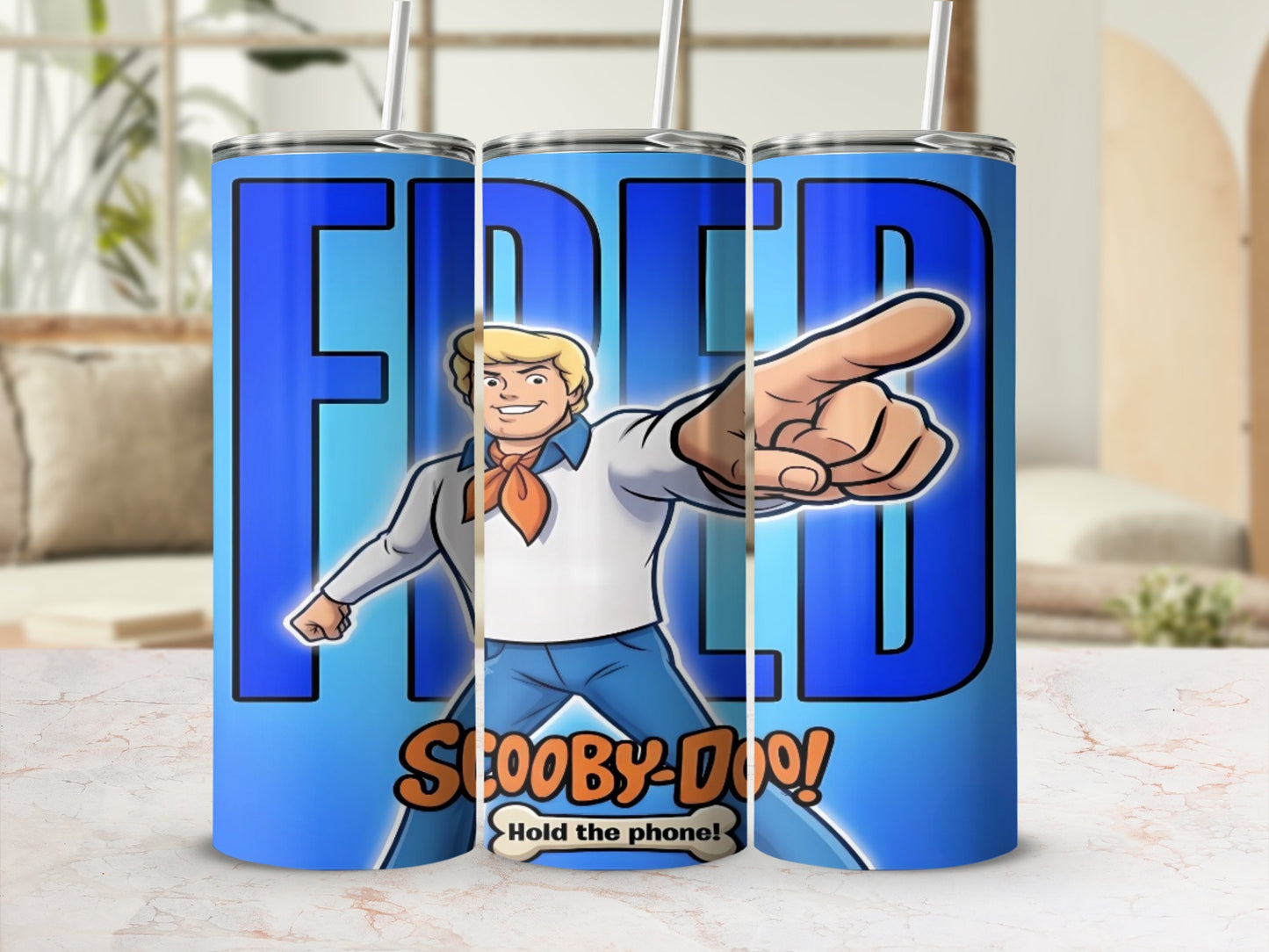 Fred from Scooby-Doo points, text reads "Scooby-Doo! Hold the phone!".