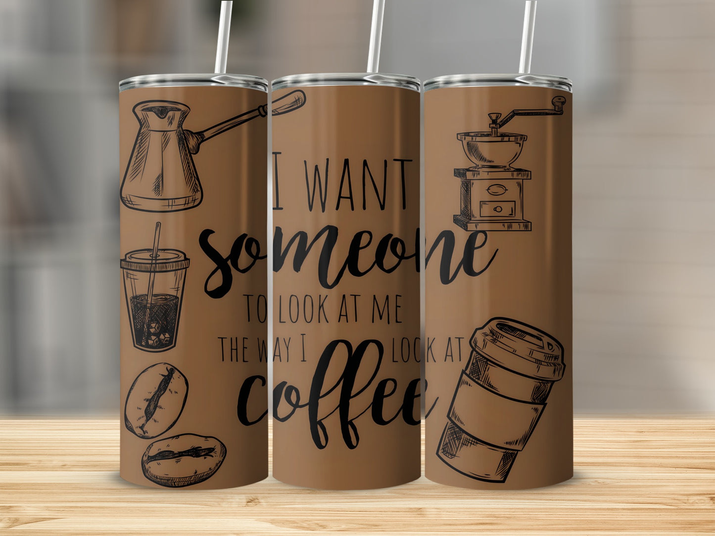 I Want Someone To Look At Me Coffee Travel Tumbler
