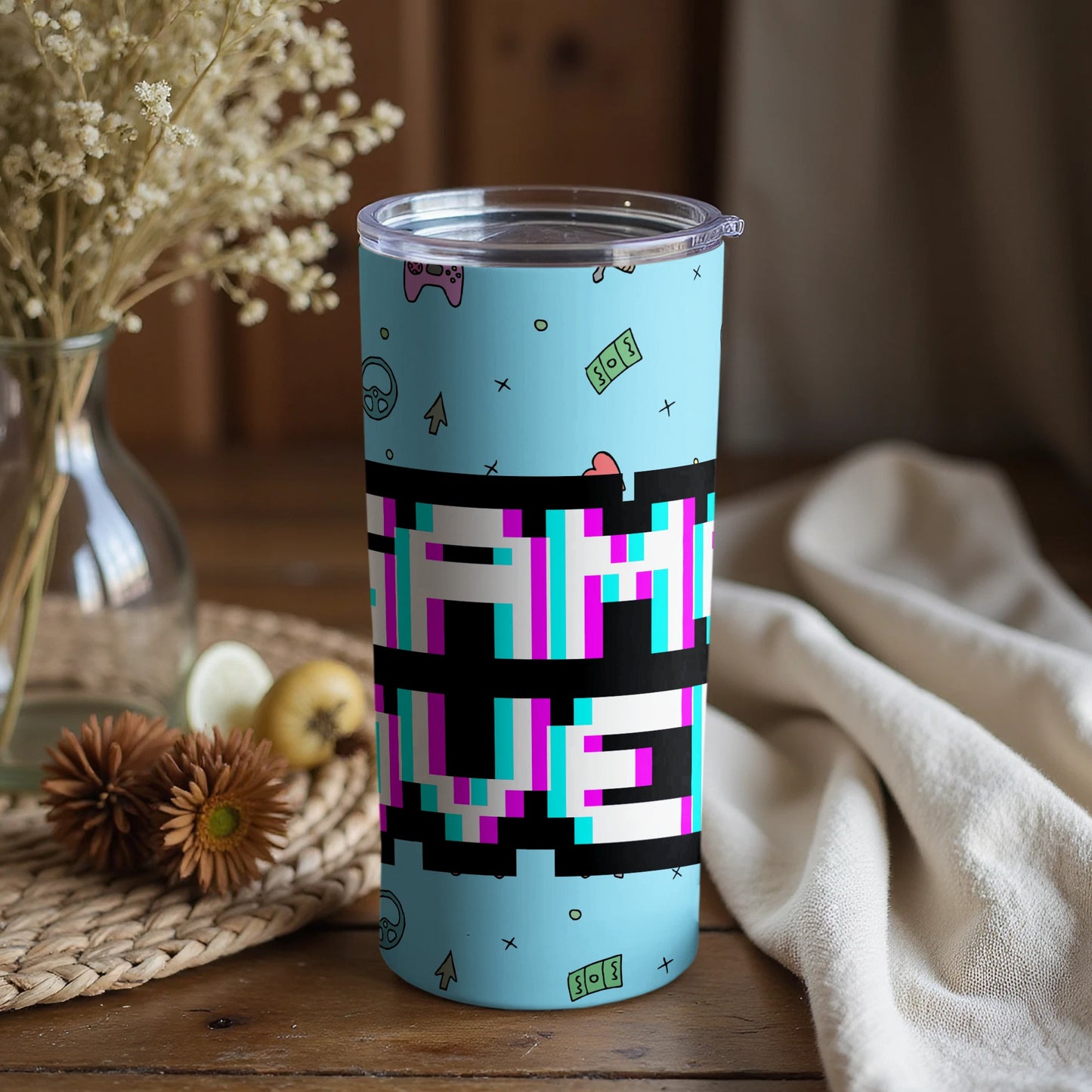 Retro Gamer Design Insulated Tumbler Drinkware