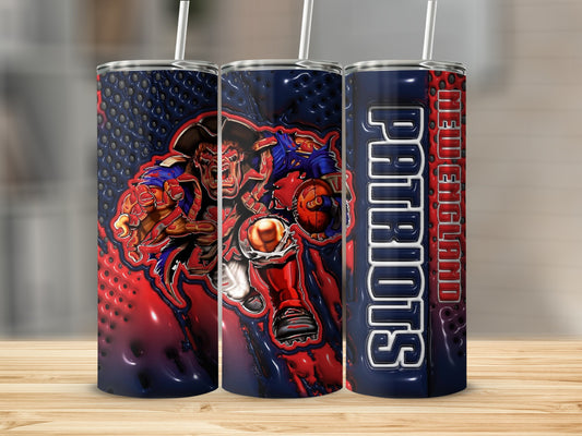 New England Patriots Football Player Logo Graphic Tumblers