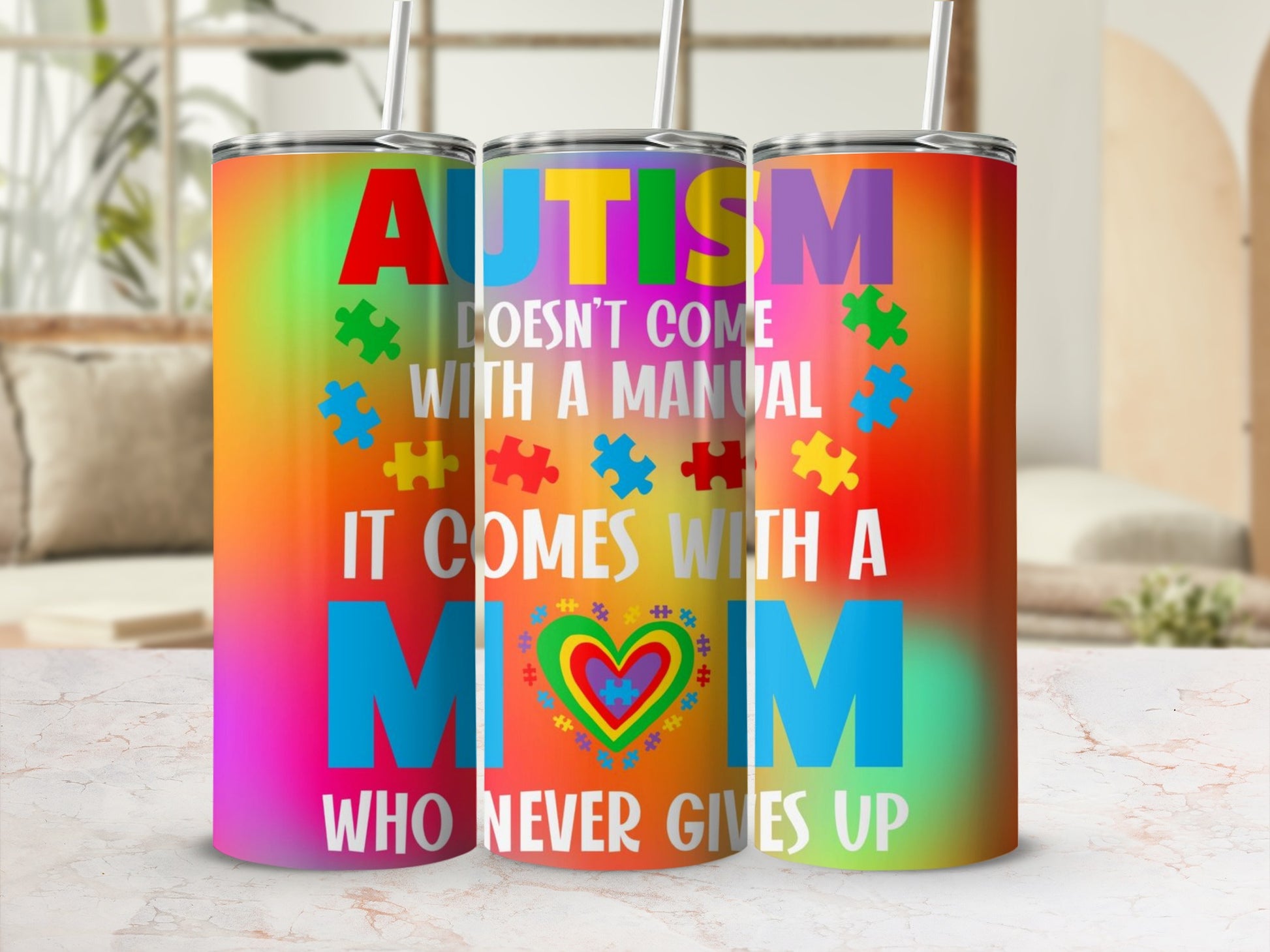 Autism Doesn't Come With A Manual Mom Tumblers