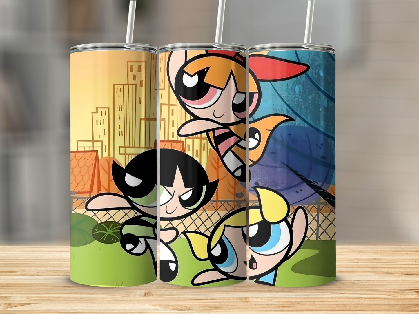 Colorful Cartoon Character Design Tumbler Kids Cup