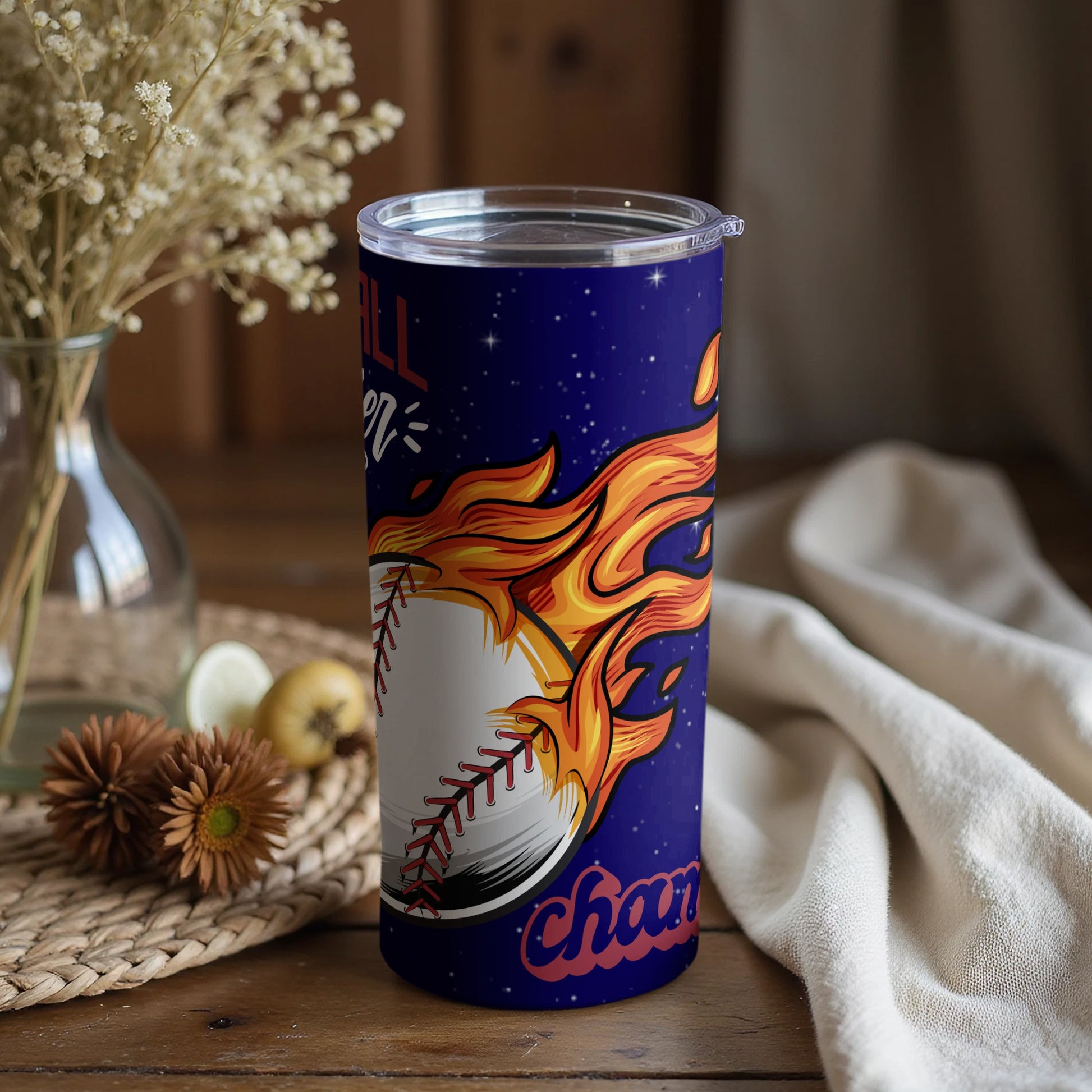 Celebrate Baseball With This Fire-Inspired Tumbler