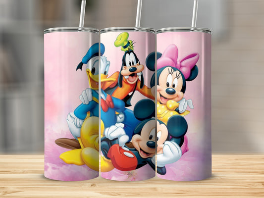 Adorable Cartoon Characters Insulated Tumbler Cup