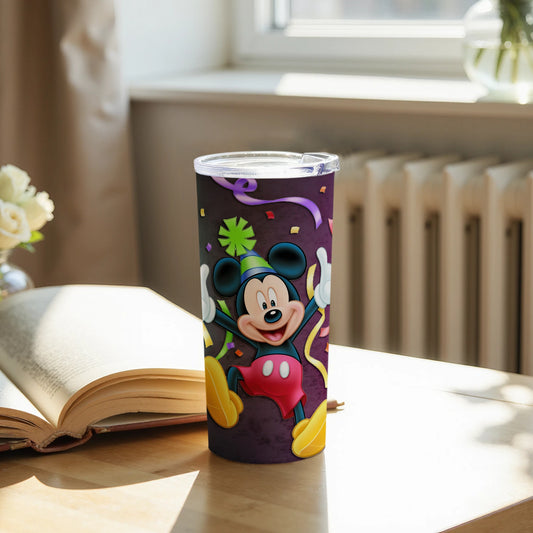 Vibrant Mickey Mouse Celebratory Tumbler for Any Occasion