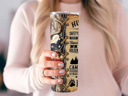 Safety First Silence Is Golden Hunting Tumbler