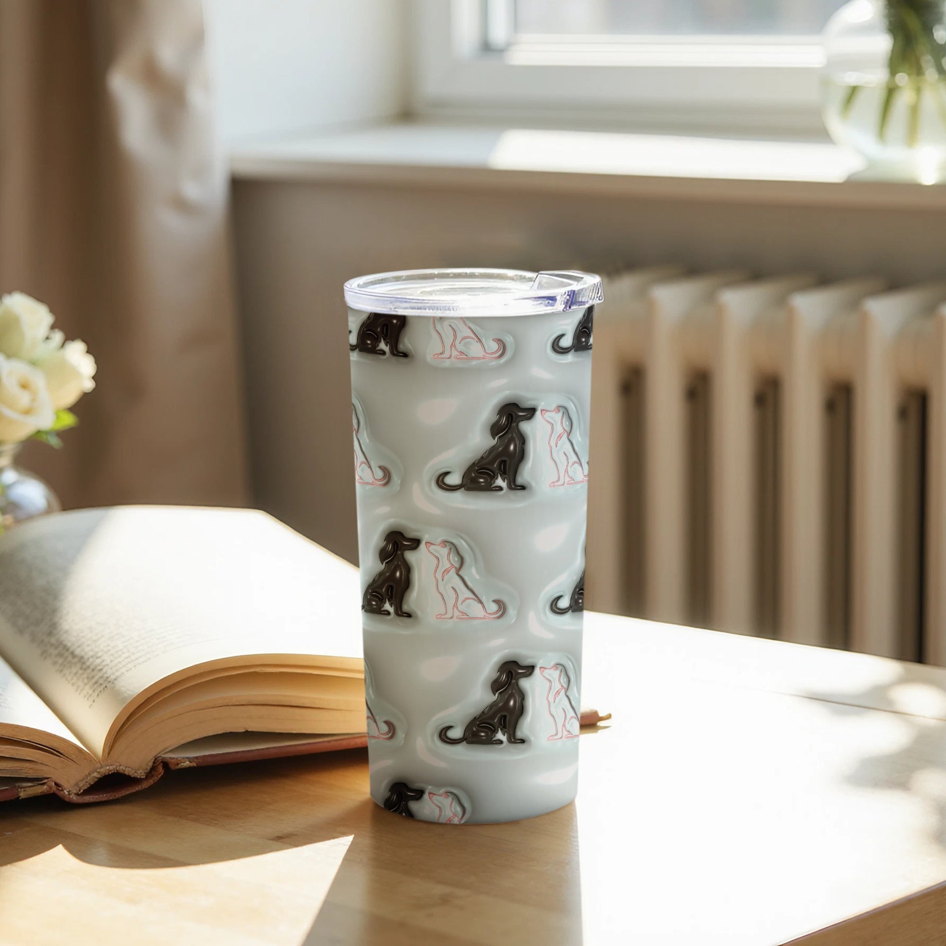 Cute Pet Themed Insulated Travel Tumbler Product