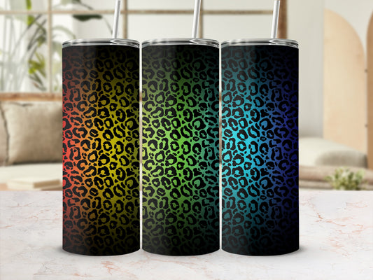 Rainbow Leopard Print Gradient Tumbler Product Type