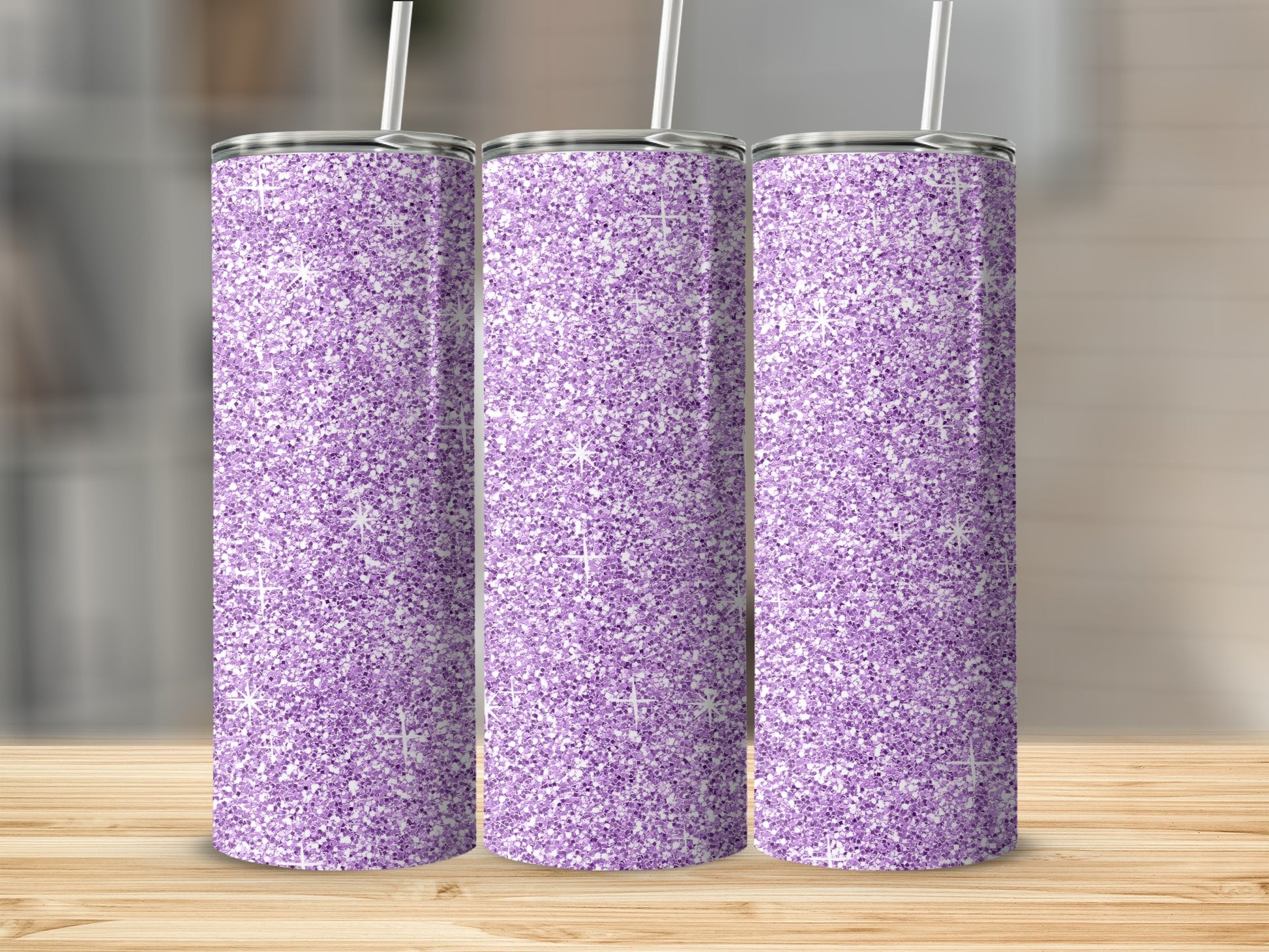 Sparkling Purple Glitter Tumbler for Everyday Use