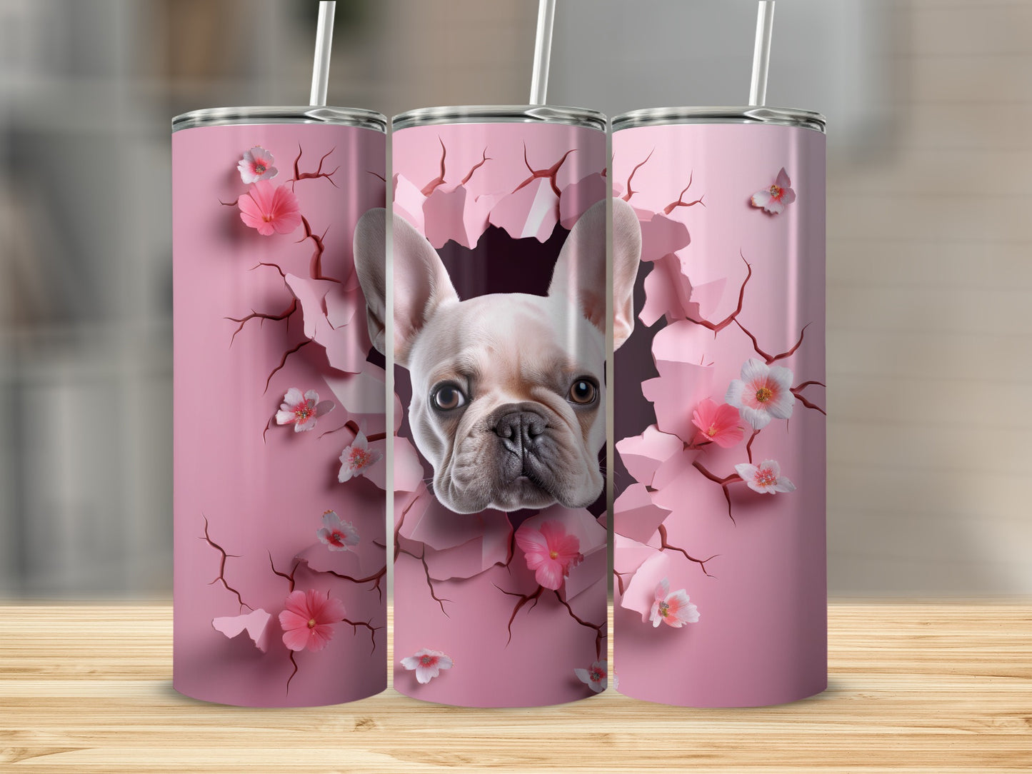 French Bulldog Cracked Pink Floral Tumbler product type
French Bulldog
Bulldog
Frenchie
Dog Lover Gift
Pink Design
Cracked Art
Floral Pattern
Cherry Blossom
Cute Dog
Pet Parent
Tumbler
Insulated Cup
Drinkware
Dog Print
Puppy Design
Animal Lover
Spring Flowers
Unique Tumbler
French Bulldog Art
Pink Aesthetic
