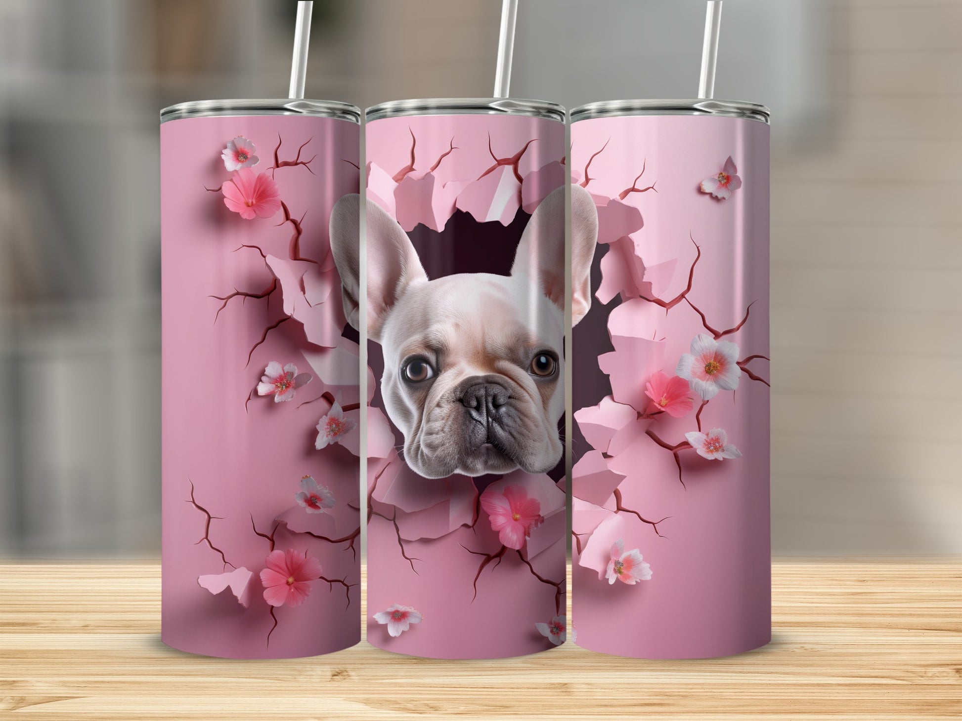 French Bulldog Cracked Pink Floral Tumbler product type
French Bulldog
Bulldog
Frenchie
Dog Lover Gift
Pink Design
Cracked Art
Floral Pattern
Cherry Blossom
Cute Dog
Pet Parent
Tumbler
Insulated Cup
Drinkware
Dog Print
Puppy Design
Animal Lover
Spring Flowers
Unique Tumbler
French Bulldog Art
Pink Aesthetic