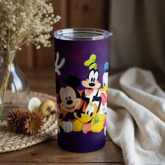 Colorful Disney Friends Tumbler for Drinks Accessory