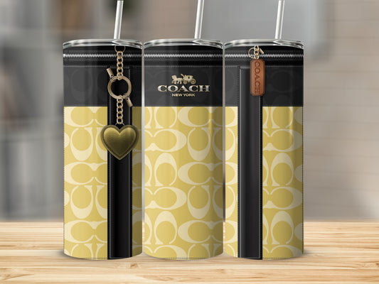 Stylish Coach New York Branded Drink Tumbler Set