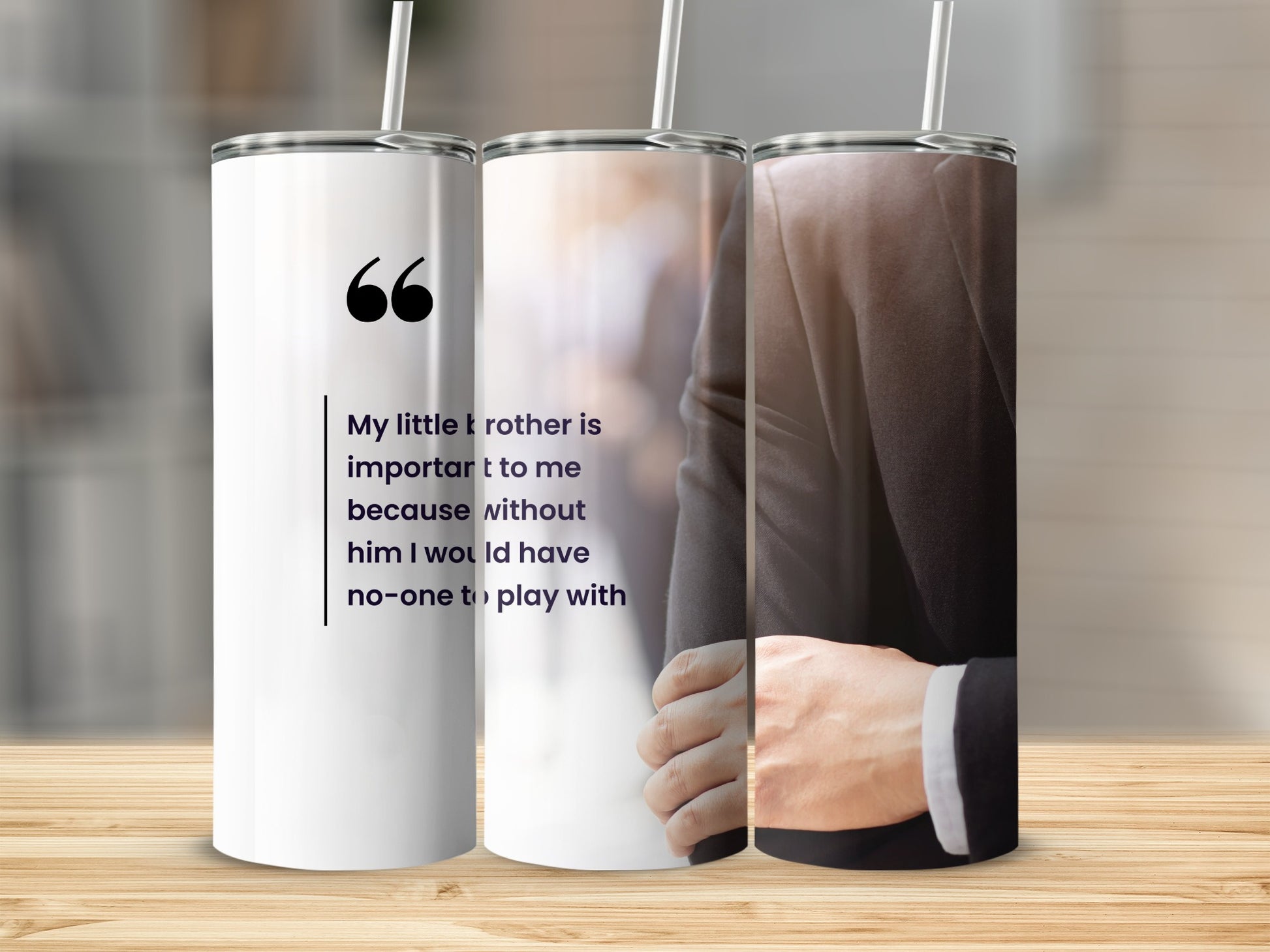 My Little Brother Is Important To Me Tumbler Product