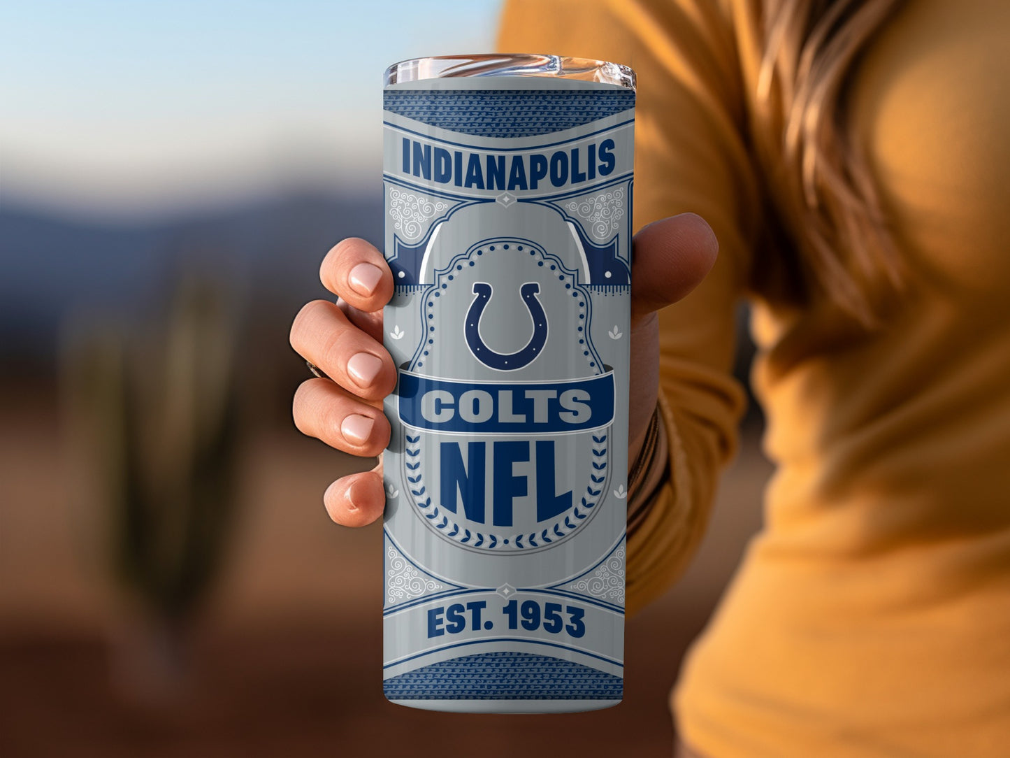 Indianapolis Colts NFL Established 1953 Design Tumbler