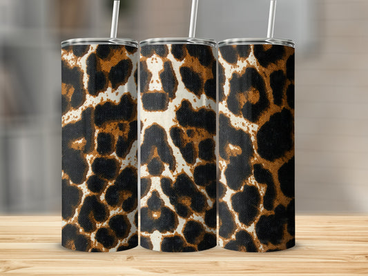 Leopard Print Insulated Tumbler Stylish Drinkware