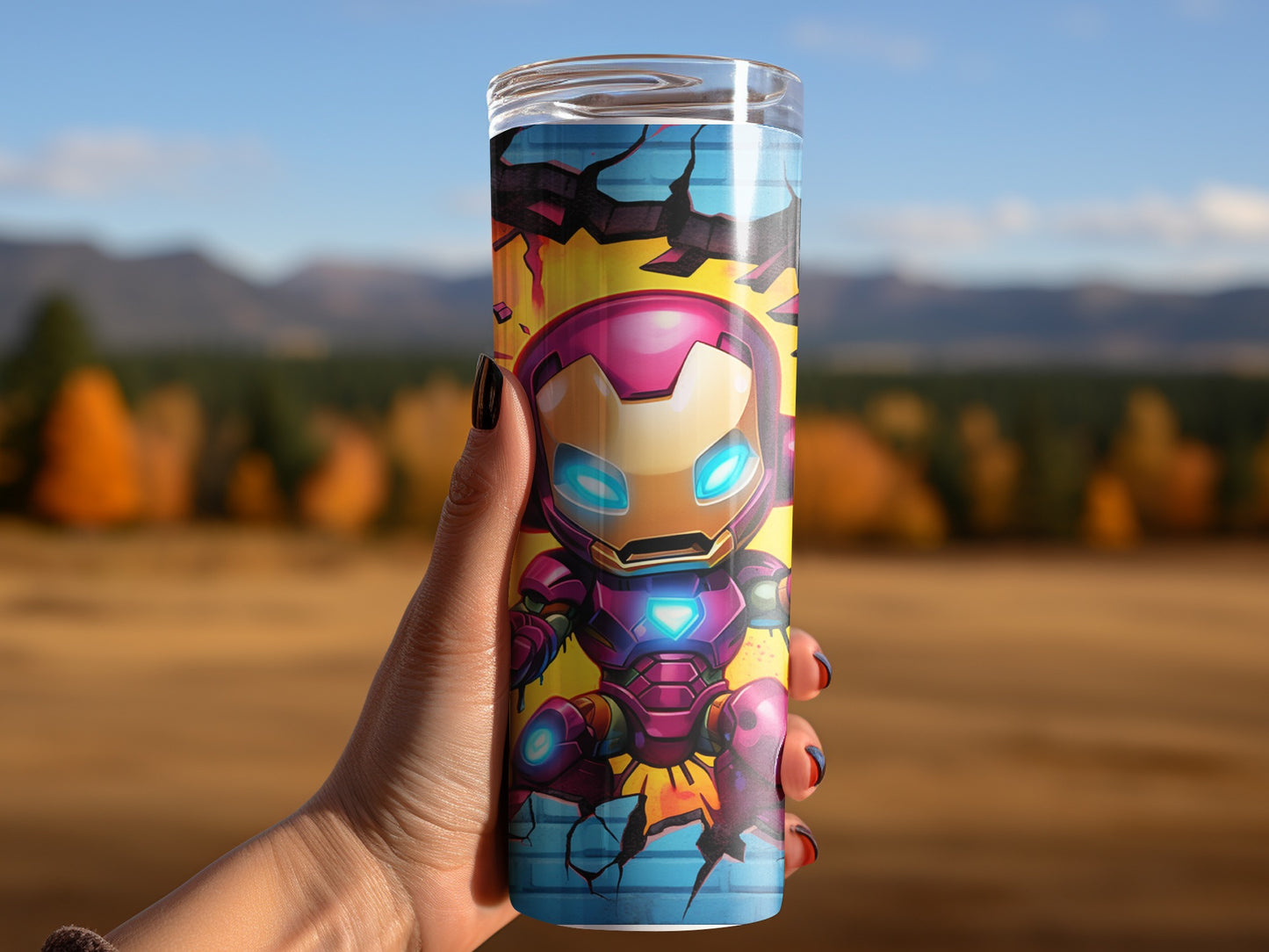 Marvel Superhero Themed Insulated Travel Tumbler