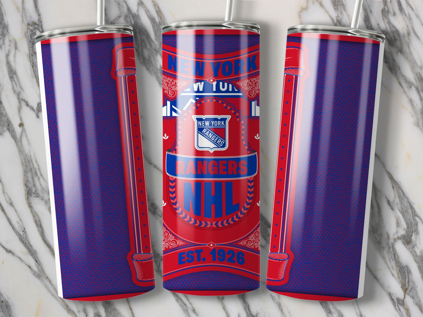 New York Rangers Vintage EST 1926 Design Tumbler