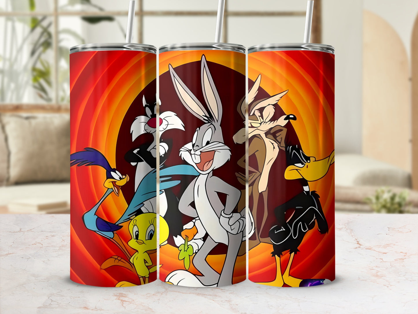Colorful Cartoon Character Design Tumbler Product
