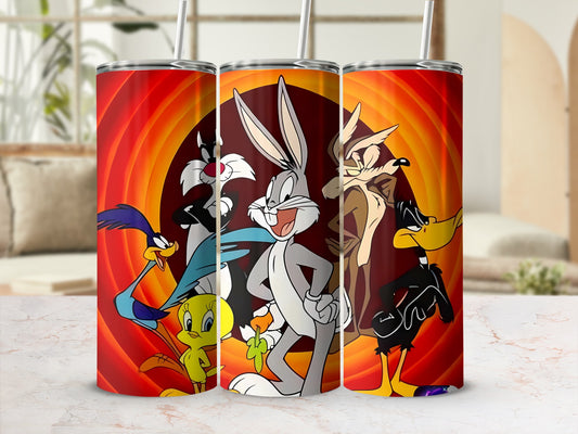 Colorful Cartoon Character Design Tumbler Product