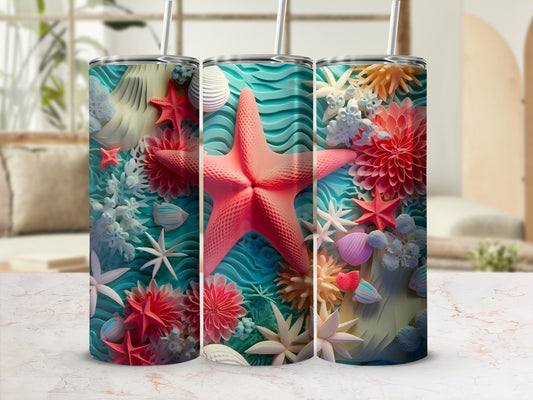 Vibrant Coral Reef Starfish Ocean Design product type
Starfish
Coral reef
Ocean life
Underwater theme
Marine creatures
Pink starfish
Teal background
3D effect
Seashells
Tropical design
Summer vibe
Beach theme
Aquatic art
Vibrant colors
Red coral
White coral
Nautical decor
Sea elements
Nature inspired
Abstract pattern