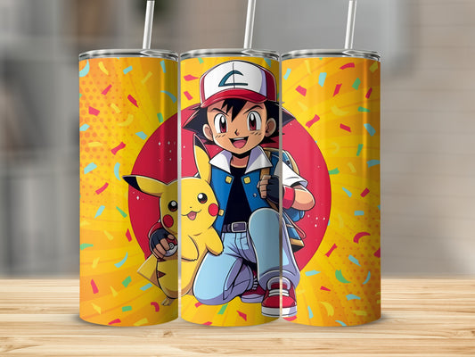 Anime Character and Pikachu Tumbler Cup For Fans