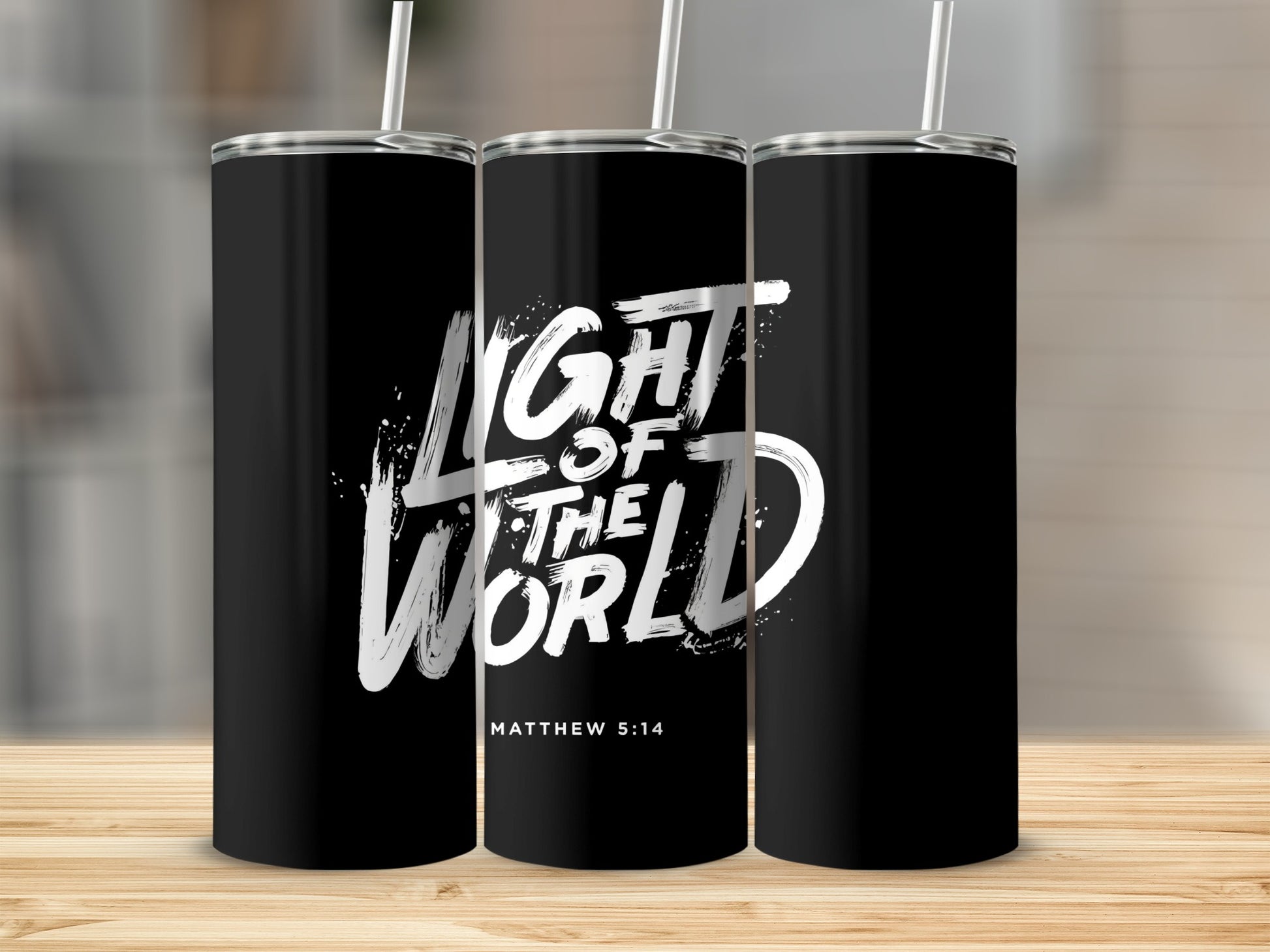 Light Of The World Matthew 5:14 tumbler product