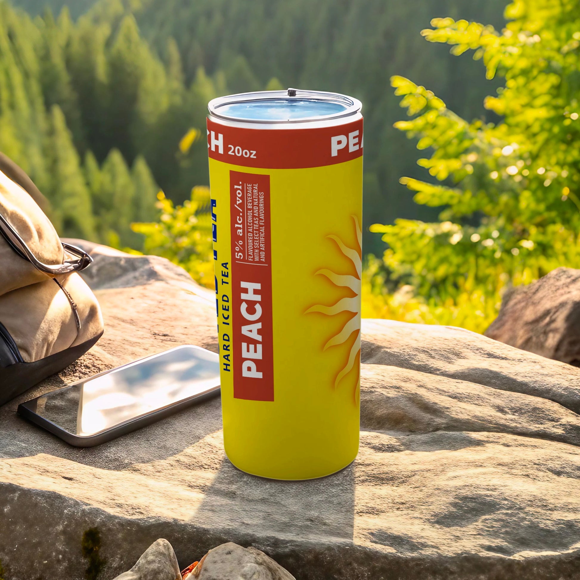 Peach Hard Iced Tea 20oz 5% alc./vol. tumbler product type