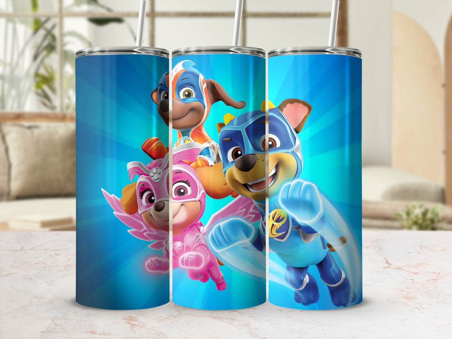 Superhero Dog Character Tumbler for Kids 20oz