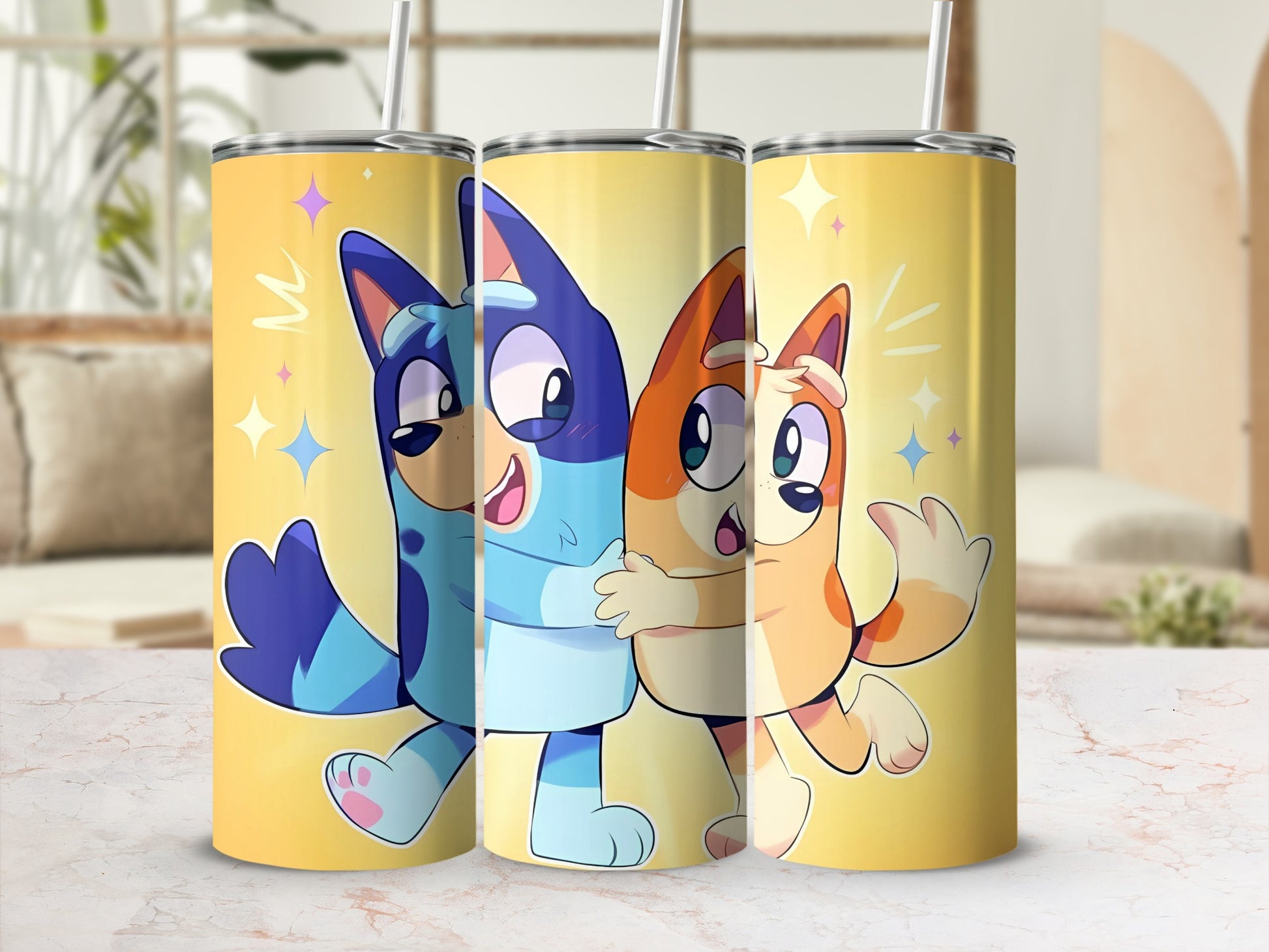 Cute Cartoon Character Kids Tumbler with Straw Product